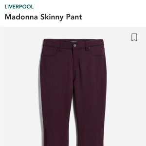 NWT Liverpool dark purple skinny Jean 18w